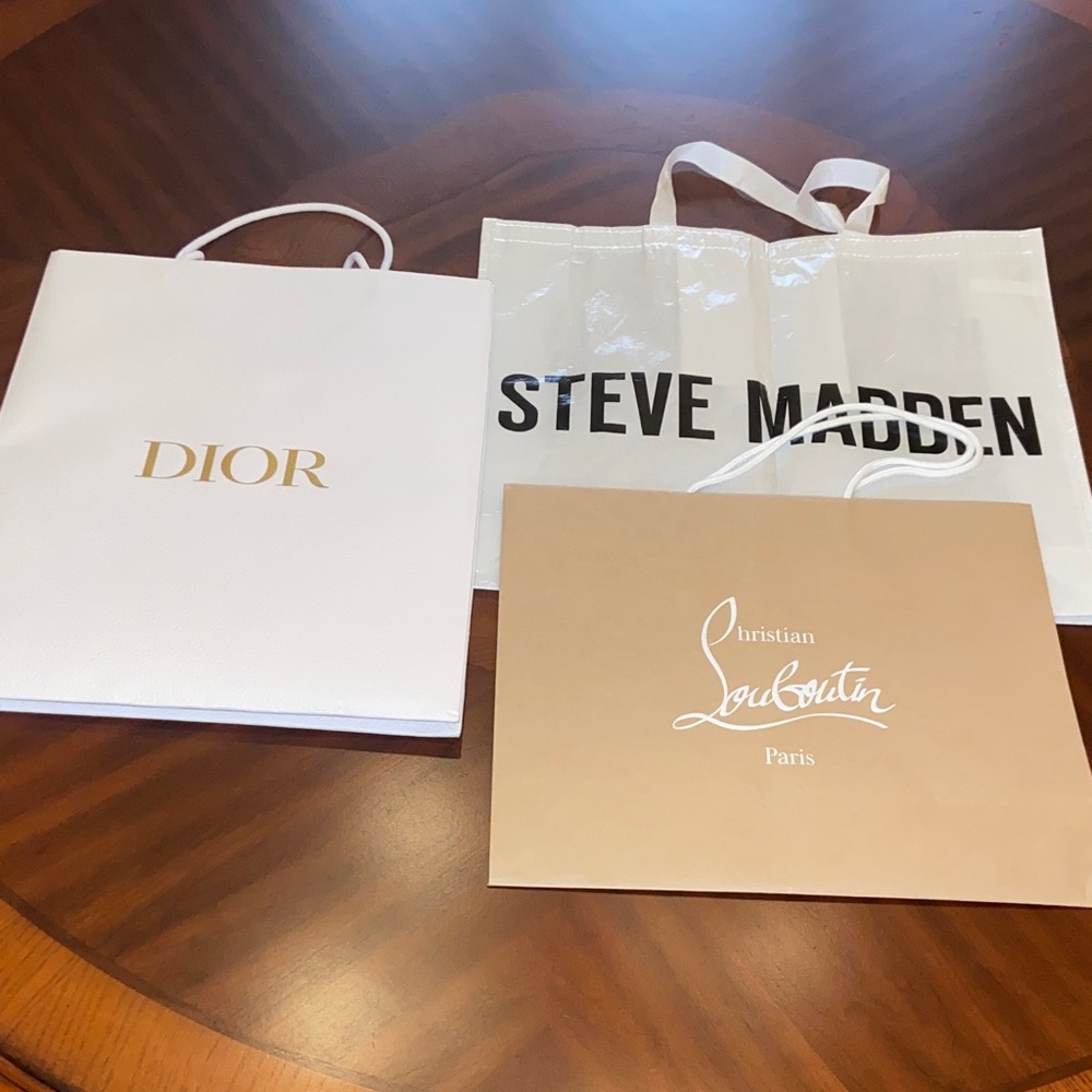 Dior Louboutin and Steve Madden Bags